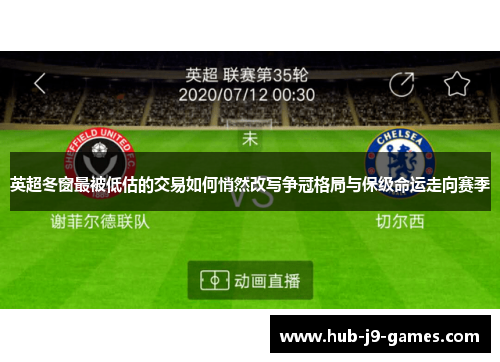 英超冬窗最被低估的交易如何悄然改写争冠格局与保级命运走向赛季 英超冬窗最被低估的交易如何悄然改写争冠格局与保级命运走向赛季